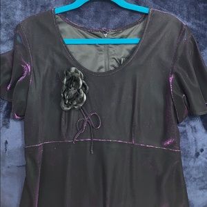 Vintage iridescent purple dress